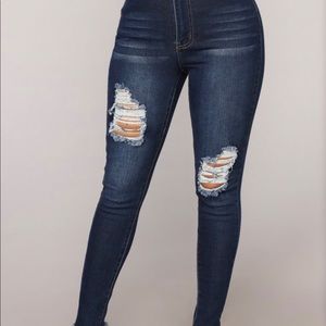 Fashion Nova ripped jeans
